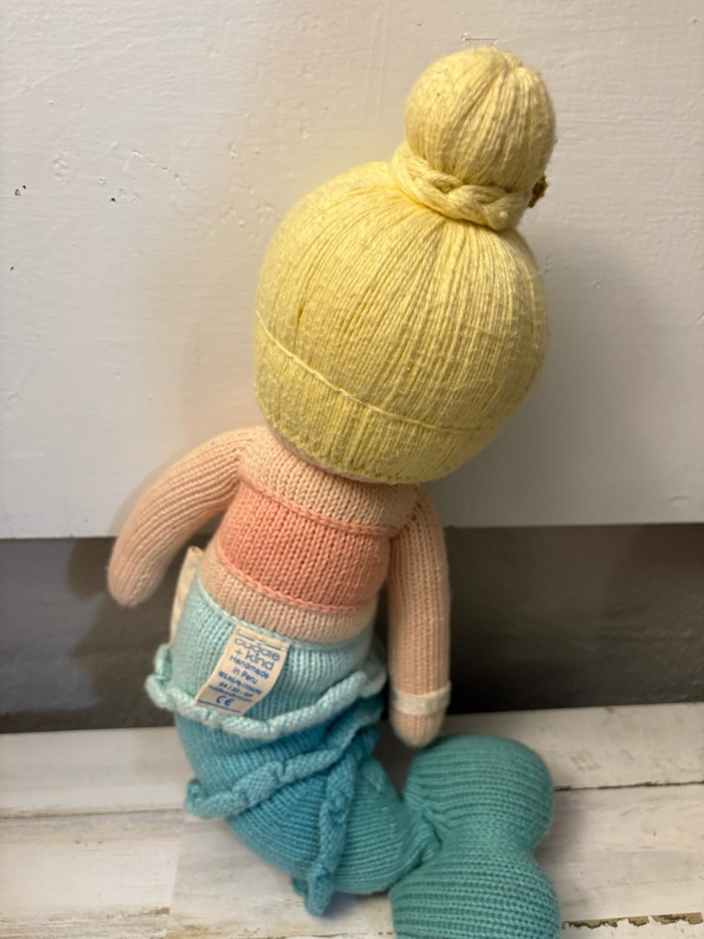Cuddle+Kind mermaid plush Handmade in Peru - Picture 3 of 4